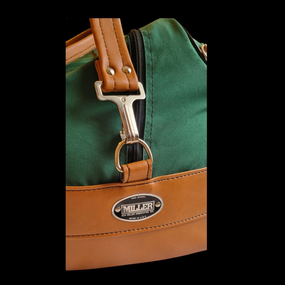 Rare Vintage Ron Miller Pro Model Overnight Travel Duffle Golf Bag Embroidered - Picture 7 of 12